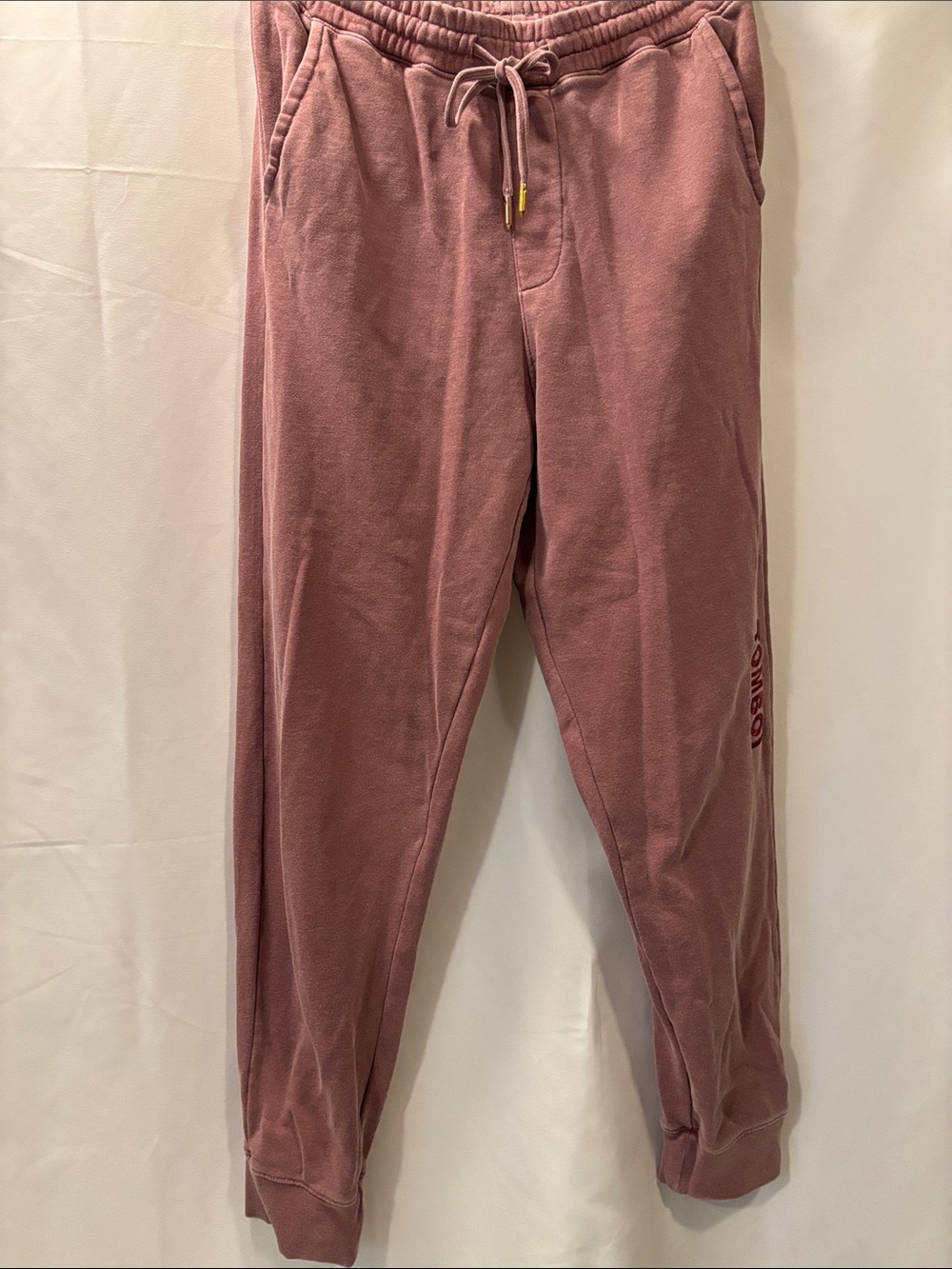 C.R. Lee Dusty Rose Tie-Dye Sweat Pants - size Small